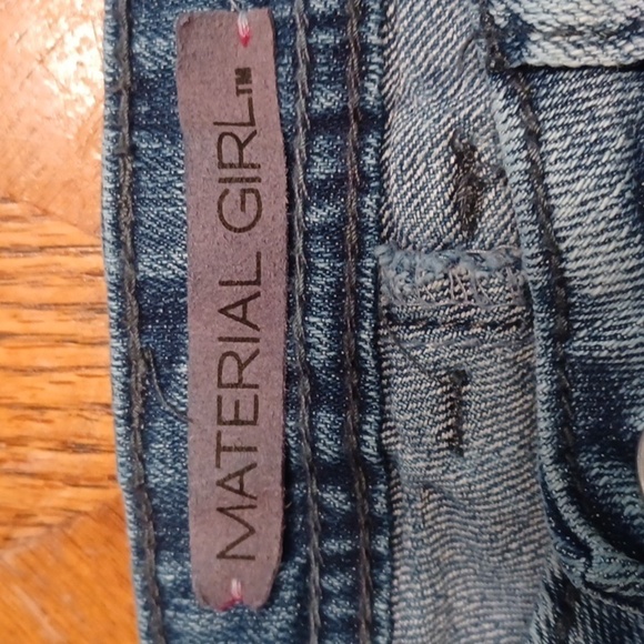 MATERIAL GIRL JUNIOR LOW RISE FLARED JEANS - Picture 6 of 8